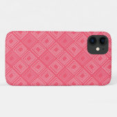 Coques Case-Mate iPhone abstrait géométrique tendance années soixante rose (Dos (Horizontal))
