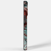 Coques Case-Mate iPhone Abstrait Imaginaire dynamique Fractal Art Brown Bl (Verso / Droite)
