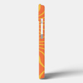 Coques Case-Mate iPhone Abstrait Jaune Et Orange (Verso / Gauche)