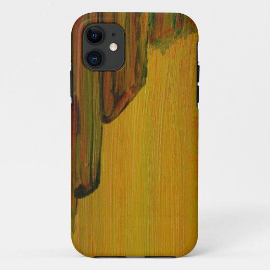 Coques Case-Mate iPhone Abstrait jaune - Jetée (Dos)