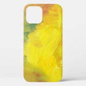 Coques Case-Mate iPhone Abstrait Jaune : Texturé, Main Tirée. (Verso)