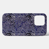 Coques Case-Mate iPhone Abstrait Jungle-Blue (Verso (horizontal))