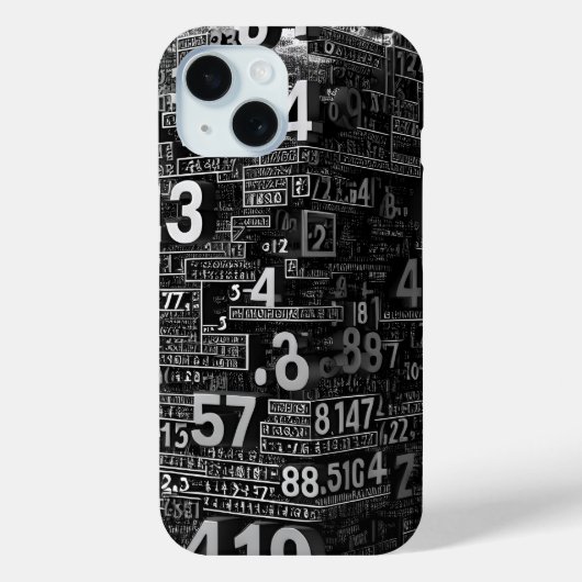 Coques Case-Mate iPhone Abstrait mathématique (Verso)