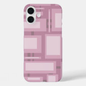 Coques Case-Mate iPhone Abstrait mauve moderne (Verso)