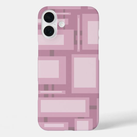Coques Case-Mate iPhone Abstrait mauve moderne (Verso)