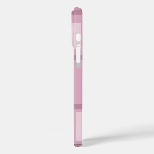 Coques Case-Mate iPhone Abstrait mauve moderne (Verso / Gauche)