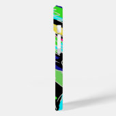 Coques Case-Mate iPhone Abstrait moderne aux couleurs arc-en-ciel (Verso / Gauche)