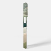 Coques Case-Mate iPhone Abstrait moderne Motif Wavy Nom personnalisé (Verso / Droite)