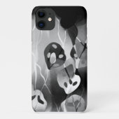Coques Case-Mate iPhone Abstrait moderne noir et blanc (Dos)