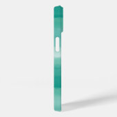 Coques Case-Mate iPhone Abstrait moderne Pastel Turquoise Aquarelle Nom du (Verso / Droite)