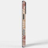 Coques Case-Mate iPhone Abstrait Moderne Peach Pastel Flower Fractal Art (Verso / Droite)