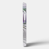Coques Case-Mate iPhone Abstrait moderne Shy Imaginaire Figure Fractal Art (Verso / Gauche)