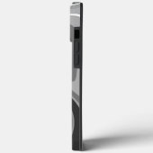 Coques Case-Mate iPhone Abstrait Monotone Cool Inspirivity Gris (Verso / Gauche)