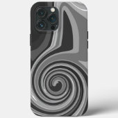 Coques Case-Mate iPhone Abstrait Monotone Cool Inspirivity Gris (Verso)