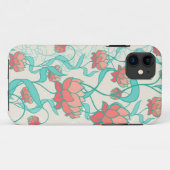 Coques Case-Mate iPhone Abstrait Motif Lotus (Dos (Horizontal))