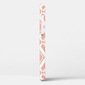 Coques Case-Mate iPhone Abstrait motif sans soudure de couleur rose fleur  (Verso / Gauche)