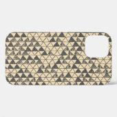 Coques Case-Mate iPhone Abstrait Motif triangle Vintage. (Verso (horizontal))