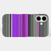 Coques Case-Mate iPhone Abstrait n° 1 : Coque-coque iphone gris et violet (Verso (horizontal))