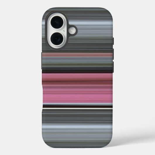 Coques Case-Mate iPhone Abstrait n° 1 : rose et gris (Verso)