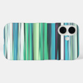 Coques Case-Mate iPhone Abstrait n° 2 : Aqua bleu vert flur Coque-Mate iPh (Verso (horizontal))