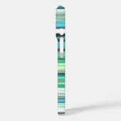 Coques Case-Mate iPhone Abstrait n° 2 : Aqua bleu vert flur Coque-Mate iPh (Verso / Gauche)