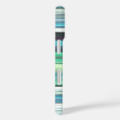 Coques Case-Mate iPhone Abstrait n° 2 : Aqua bleu vert flur Coque-Mate iPh (Verso / Droite)
