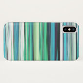 Coques Case-Mate iPhone Abstrait n° 2 : bleu vert d'eau (Dos (Horizontal))