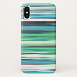 Coques Pour iPhone Abstrait n° 2 : bleu vert d'eau