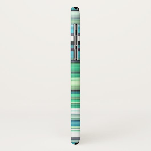 Coques Case-Mate iPhone Abstrait n° 2 : bleu vert d'eau (Dos/Gauche)