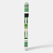Coques Case-Mate iPhone Abstrait n° 2 : Flou vert (Verso / Droite)