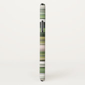 Coques Case-Mate iPhone Abstrait n° 2 : Flou vert olive (Dos/Droite)