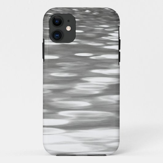 Coques Case-Mate iPhone Abstrait n° 3 : brillant gris argenté (Dos)