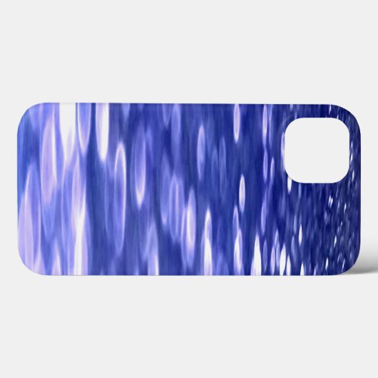 Coques Case-Mate iPhone Abstrait n° 3 : Coque-coque iphone bleu shimmer (Verso (horizontal))