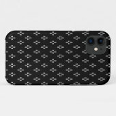 Coques Case-Mate iPhone Abstrait noir et blanc (Dos (Horizontal))