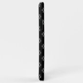 Coques Case-Mate iPhone Abstrait noir et blanc (Dos/Droite)