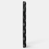 Coques Case-Mate iPhone Abstrait noir et blanc (Dos/Gauche)