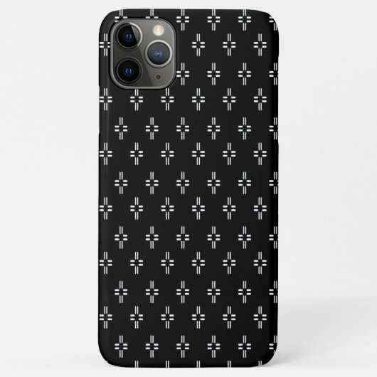 Coques Case-Mate iPhone Abstrait noir et blanc (Dos)