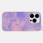 Coques Case-Mate iPhone Abstrait Pastel Blush Rose et Bleu (Verso (horizontal))