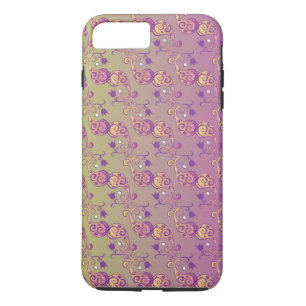 Coques Pour iPhone Abstrait Pastel vert et rose pâtissier floral