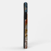 Coques Case-Mate iPhone Abstrait plage de sable motif motif en mousse d'ea (Dos/Droite)