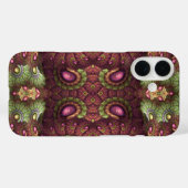 Coques Case-Mate iPhone Abstrait psychédélique modèle floral Asters d'Alic (Verso (horizontal))