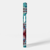 COQUES Case-Mate iPhone ABSTRAIT RED BLUE MOSAIC STAR (Verso / Droite)