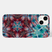 COQUES Case-Mate iPhone ABSTRAIT RED BLUE MOSAIC STAR (Verso (horizontal))