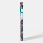 COQUES Case-Mate iPhone ABSTRAIT RED BLUE MOSAIC STAR (Verso / Gauche)
