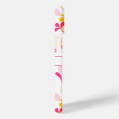 Coques Case-Mate iPhone Abstrait Retro Marble Motif rose Personnalisé (Verso / Droite)