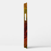 Coques Case-Mate iPhone Abstrait Rouge Orange Brown Vert Fractal Art Flowe (Verso / Droite)