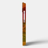 Coques Case-Mate iPhone Abstrait Rouge Orange Brown Vert Fractal Art Flowe (Verso / Gauche)