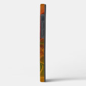 Coques Case-Mate iPhone Abstrait Rouge Orange Brown Vert Fractal Art Flowe (Verso / Gauche)