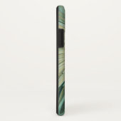 Coques Case-Mate iPhone Abstrait Sage Green Imaginaire Fleur Fractal Art (Dos/Droite)