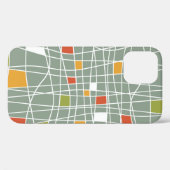 Coques Case-Mate iPhone Abstrait sans fil : Design Motif moderne. (Verso (horizontal))
